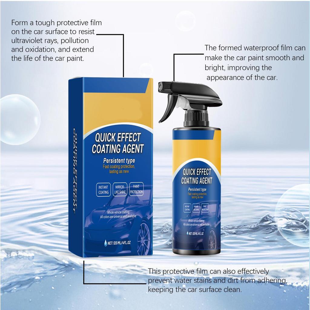 Car Coating Spray Special Care Spray 120ml Car Paint Refinishing Spray Coating Glazing Waxing Car Care Renovation Glaze Sealer