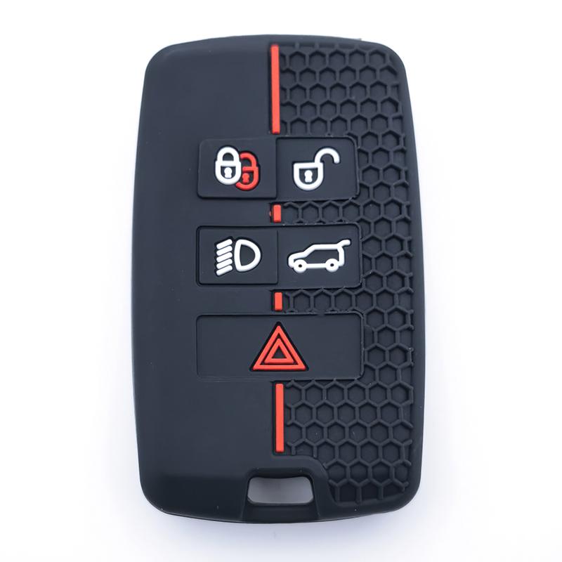 

Silicone Car Key Case For Land Rover Range Rover Sport Evoque Velar Discovery 5 Jaguar Xe Xf E-Pace F-Pace A9 A8 X8 Xj Xfl Xjl