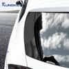 For Seat Leon Altea 2005 2006 2007 2008 2009 2010 2011 2012 Car Rear Windshield Deocor Sticker Carbon Fiber Pattern Glossy Black
