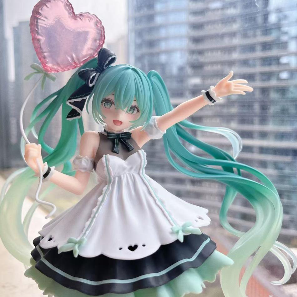 In Stock Hatsune Miku Birthday  Party Ver. Amp+ Figure 21Cm Pvc Anime Action Model Collectible Toys Gift