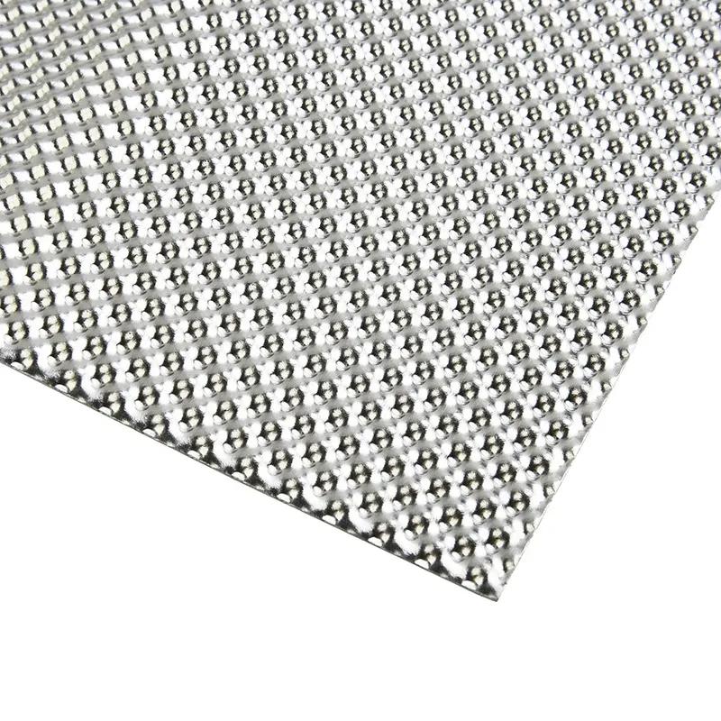 Bouclier Thermique Voiture Collecteur Turbo Échappements Isolation Thermique Moteur Électrique Plaque Aluminium Gaufré Isolation Résistante à la Chaleur 30cmx50cm