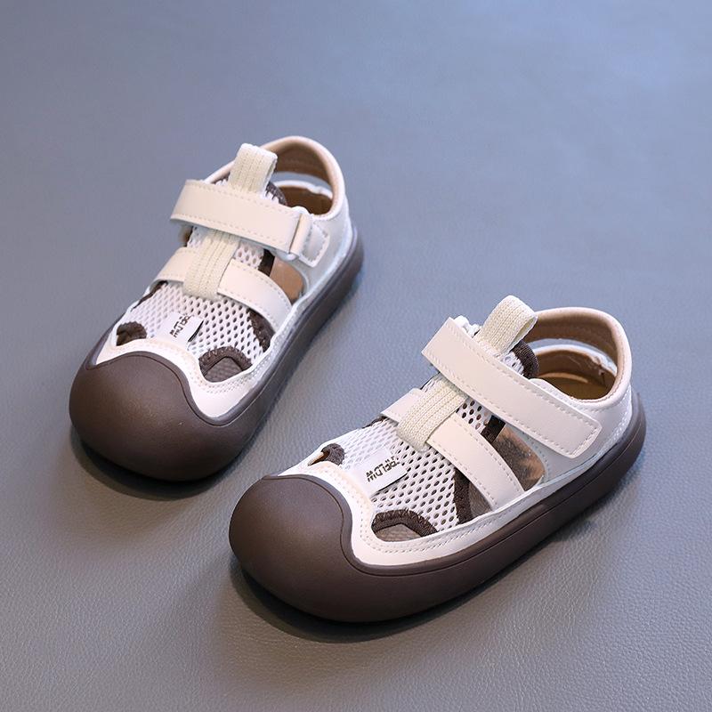Children's Sandals Girl New Summer Toddlers Causal Beach Sandal Cut-outs Fashion Kids Boys Patchwork Sandals Breathable Non-slip