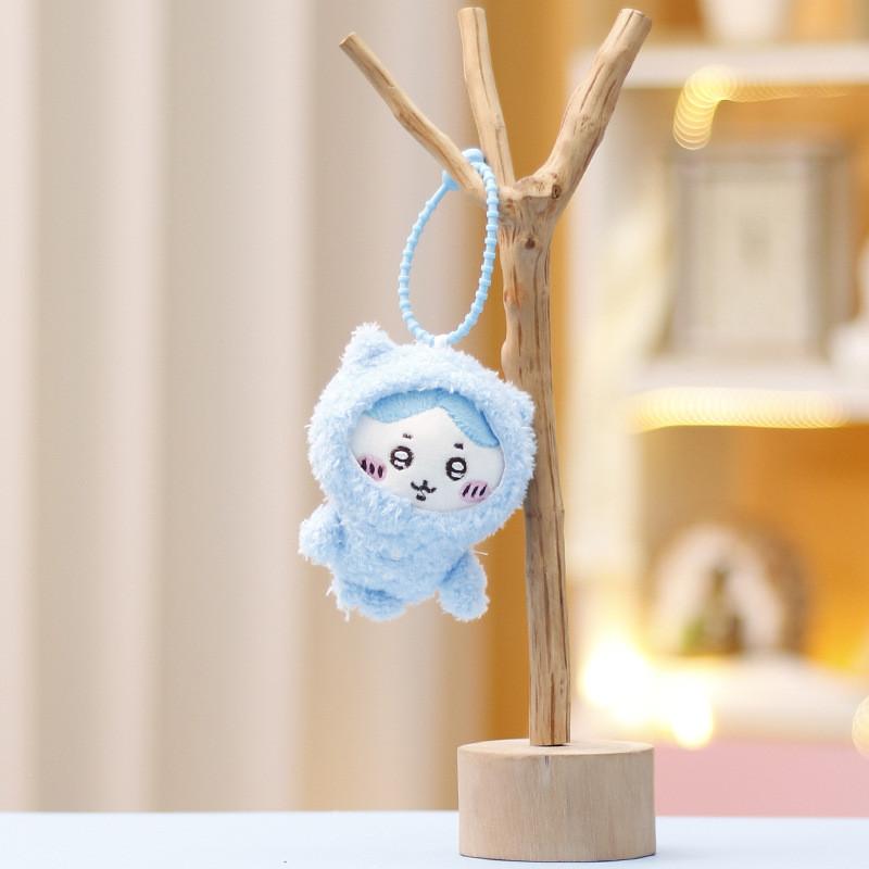 Panda Keychain Rabbit Cute Cartoon Girl Backpack Decorative Pendant Doll Plush