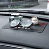 1Pcs Car Emblem Anti Slip Pad Phone Holder Non-Slip Mat Car Stlying For Skoda Octavia Superb Rapid Kodiaq Karoq Fabia Kamiq Roomster Citigo
