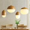 E27 Nordic White Glass Pendant Lights Restaurant Globe Glass Ball Pendant Lamp Dining Room Kitchen Hanging Lamp Decor