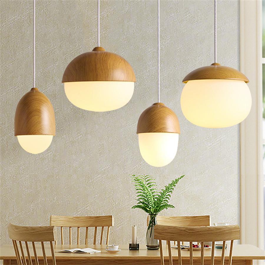 E27 Nordic White Glass Pendant Lights Restaurant Globe Glass Ball Pendant Lamp Dining Room Kitchen Hanging Lamp Decor