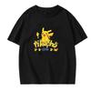 Potdemiel Summer New Pikachu Print Childrens Cotton TShirt Boys and Girls Comfortable and Breathable Childrens TShirt