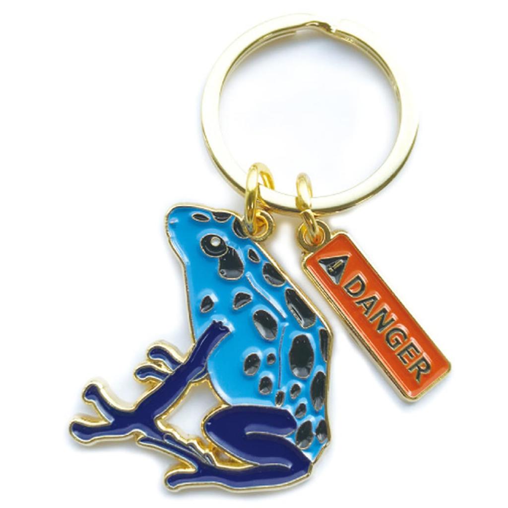 World Trading Schlüsselanhänger Frosch Schlüsselanhänger Kobalt-Pfeilgiftfrosch 106485 Co., Ltd.
