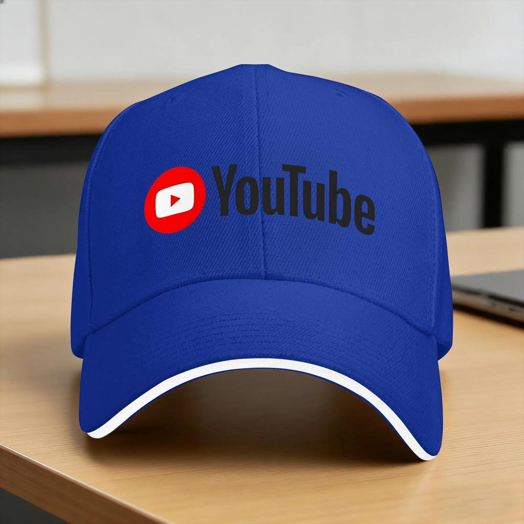 Youtube Sun Baseball Cap Summer Men Women Design Hip Hop Hats Adjustable Fashion Tennis Skate Baseball Caps