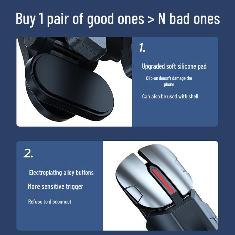 Delta Action Game Controller: Six-Finger Mechanical Button for Mobile Gaming Elite