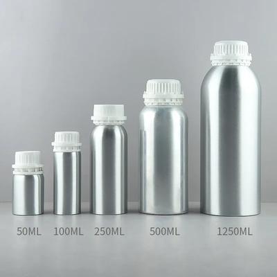 50ml 100ml 250ml Aluminum Bottle with Anti-theft Lid Essential Oil Bottle Cosmetics Container Refillable Travel Sub Bottles