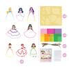 Multicolor DIY Sun Catcher Pendant Butterfly Princess Paper Handmade Art Craft Accessories DIY Craft Kit Home Decoration