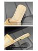 Plus Size Women's Summer Outdoor Flat Slippers for Wide Feet - French Beach Sandals