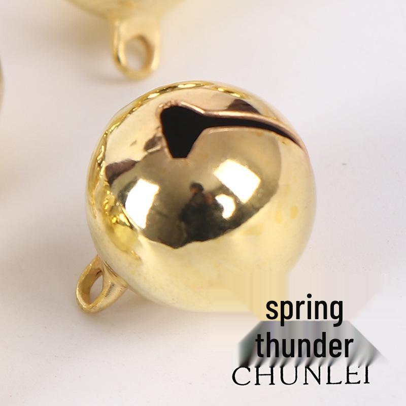 

18mm Imitation Gold Bell Pendant for Jewelry or Pet Collar