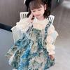 Autumn Baby Girl Lolita Princess Two-Piece Dress Set