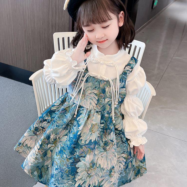 Autumn Baby Girl Lolita Princess Two-Piece Dress Set