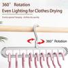 3pcs Multifunctional Hangers Heavy Duty Space Saving 9 Holes Clothes Organizer Wardrobe Hangers Save Wardrobe Space YG002