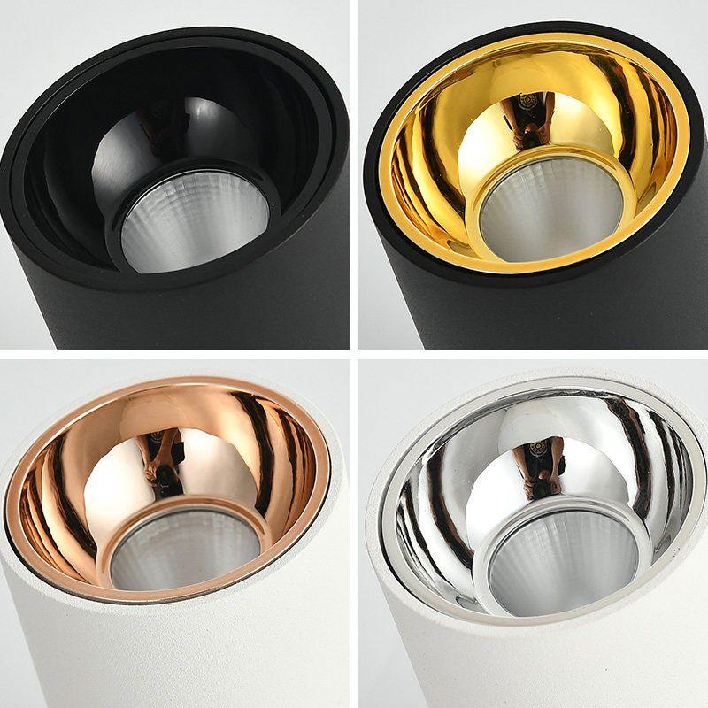 Dimmable LED Ceiling lights Cylinder Livingroom Kitchen Bedroom Foyer Offcer Rose Gold 5W 10W 15W 20W Ceiling lamp