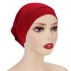 27 Colors Fashion Women Inner Hijab Tube Muslim Turban Cap Bonnet Plain Islamic Underscarf Cotton Jersey Undercaps Mujer Hat