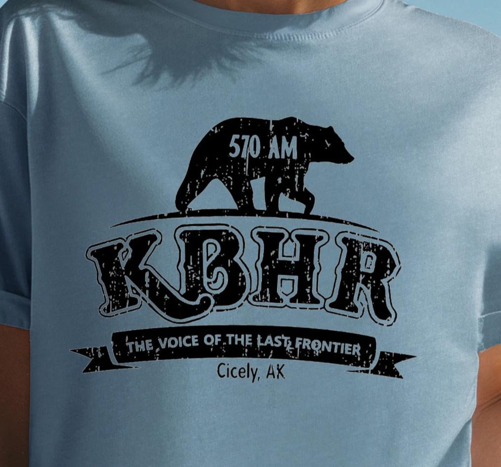 KBHR Bear Logo T-shirt | Northern Exposure inspired Tee, Cicely AK Shirt XL