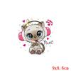 Cartoon Cat/Unicorn Patch Iron On Transfer For Clothing Cute Animal Thermal Transfer For Clothes Thermo Sticker On Clothes Decor