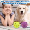 Durable Shaped Pet Toy Ball for Dogs and Cats Soft Squeaky Rubber Animal Design Interactive Play Ball