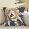 Serafina Anime The BarbarianS BBride Square Sofa Pillow Cover Solid Color Living Room Home Decor Cushion Case