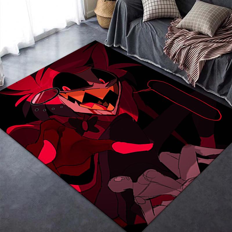 2025 New Alastor Anime Carpet Rug for Living Room Bedroom Home Sofa Decoration,Kids play Non-slip Floor Mat55