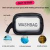 Women'S Travel Waterproof Cosmetic Bag Transparent Shower And Pool Bag Cosmetic Organizer Vanity Case