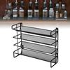 Seasoning Rack   4 Tier Vertical Countertop Seasoning Rack   for Kitchen Cabinet Pantry Cupboard