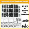 3045P Hex Hexagon Socket Countersunk Head Screw M2- M8 Carbon Steel Flat Head Bolt and Nut Washer Screws 10.9 Grade Alloy Steel