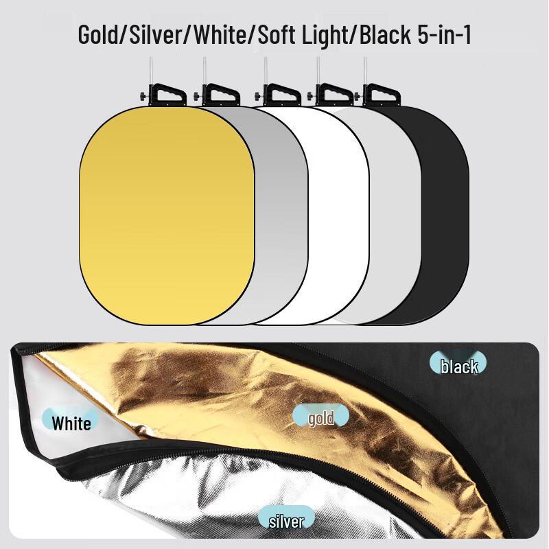 HEIXIE Portable Photography Reflector and Diffuser Kit
