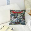 Cartoon Ddragon Quest Children  Pillow Covers Cartoon Sofa Decorative Home Doublesided Printing Short Plush Cute Cushion Cover