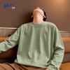 Warrior Men's Long-Sleeve Casual Printed Crew-Neck T-Shirt