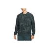 Men's Crewneck Pullover Thermal Long-Sleeve Sweatshirt In Seagrass Green