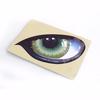 2Pcs 3D Stereo Reflective Cat Eyes Car Sticker Creative Rearview Mirror Decal