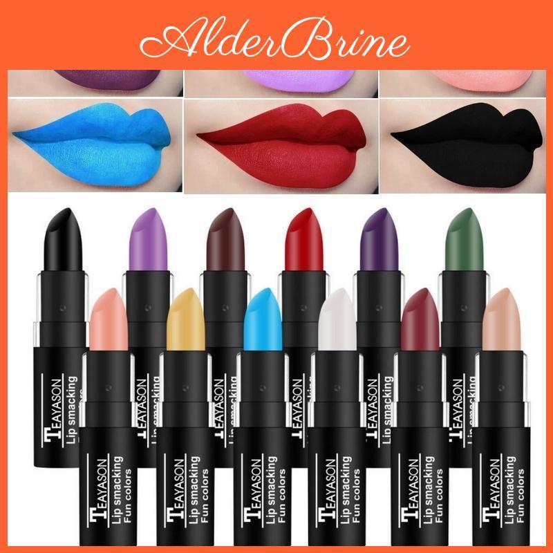Waterproof Lasting Long Velvet Matte Pigmented Nude Lipstick Luxury Party Lips Makeup Cosmetics