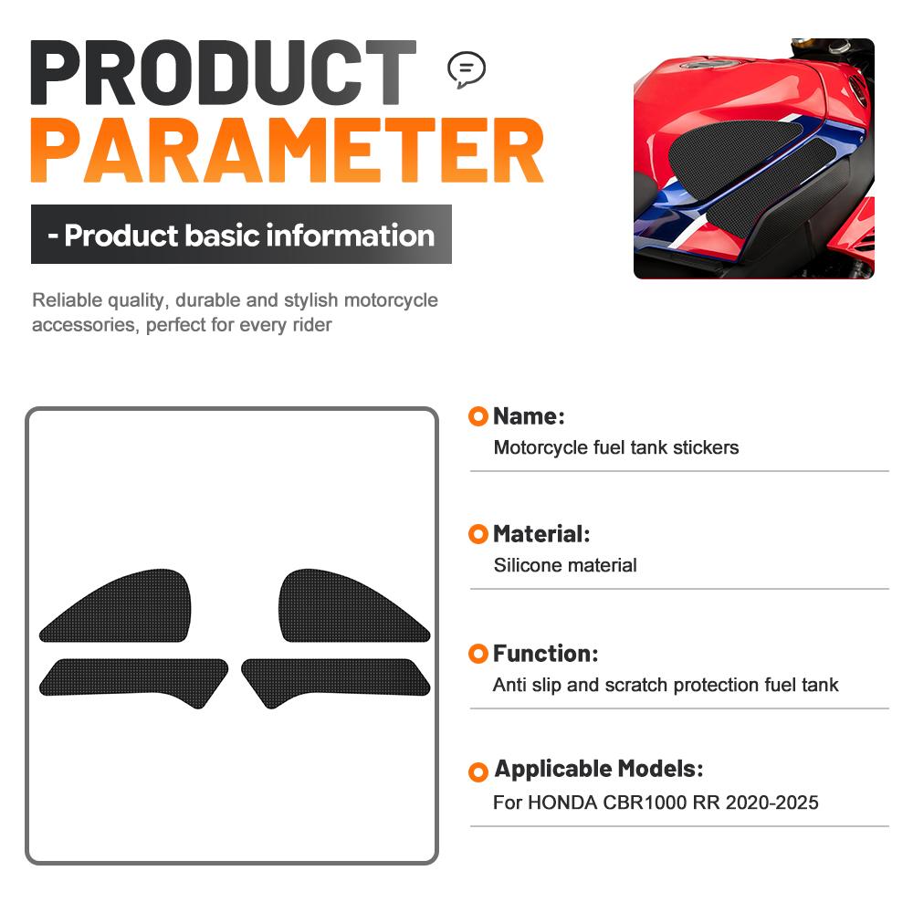 Protection & Personalization Kit for HONDA CBR1000 RR 2020-2025 Gas Tank