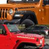 WRANGLER Naklejka na drzwi WRANGLER, naklejka do modyfikacji nadwozia SUV-a terenowego, para spersonalizowanych naklejek dekoracyjnych z literami