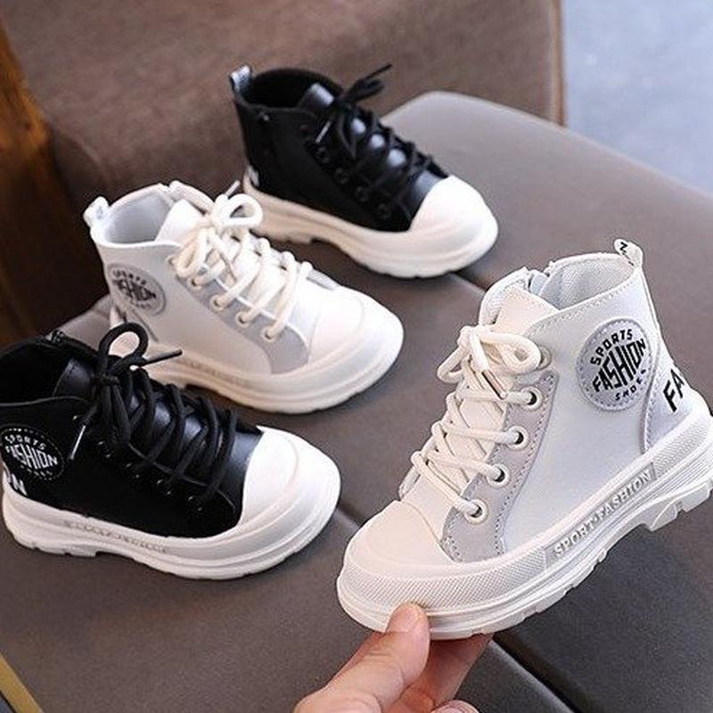 Moda Dziecięce Ciepłe Chłopcy Dziewczęta Martin Sneaker Buty Dziecięce Dziecko Przypadkowi Buty Trampki dla chłopców i dziewcząt