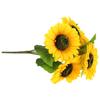 Sunflowers Bouquet Artificial Flowers 5 Sunflowers for a 45 cm Vase