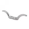 Rust Proof Stainless Steel Rope Cleat Hook for Flag Pole Halyard Boat Yacht