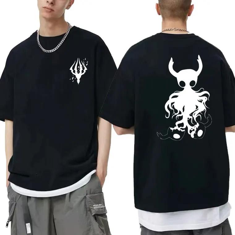 Hollow Void Hollow Knight Trička Volnočasová Harajuku 100% Bavlna Pánská Dámská Krátký Rukáv Vintage Streetwear Zábavná Unisex Tílka