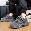 Fashion Men's Niche Mesh Breathable Casual Thixk Soled Shoes 2025 Autumn New Fashion Trend Versatile Comfortable Low Top Chunky sneakers