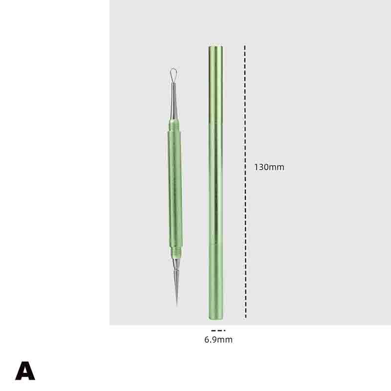 1 Pcs Face Skin Care Pore Cleaner Stainless Steel Blackhead Comedone Extractor Acne Pimple Blemish Remover Tool