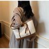Ladies Large Capacity Shoulder Bags Vintage Commuting Underarm Bags Solid Color Casual Handbag Women High Quality Tote Bag