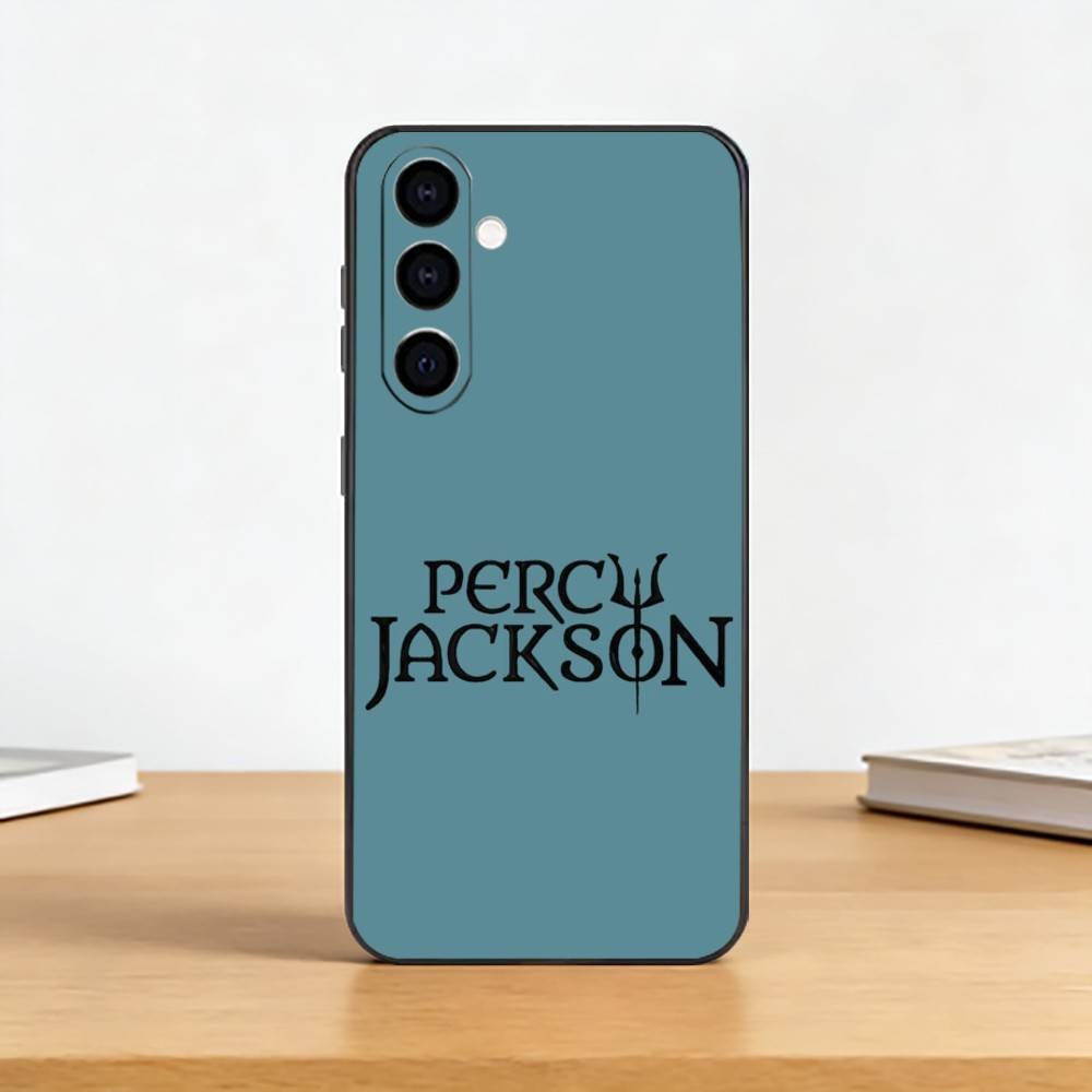 Percy J-Jackson Phone Case Black Silicone Soft For Samsung Galaxy A73,A72,A71,A70,A53,A52,A51