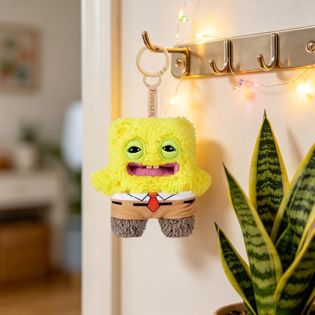 Plush Keychain Funny Ugly Cute Bag Pendant Stuffed Toy Available In Multiple Characters.