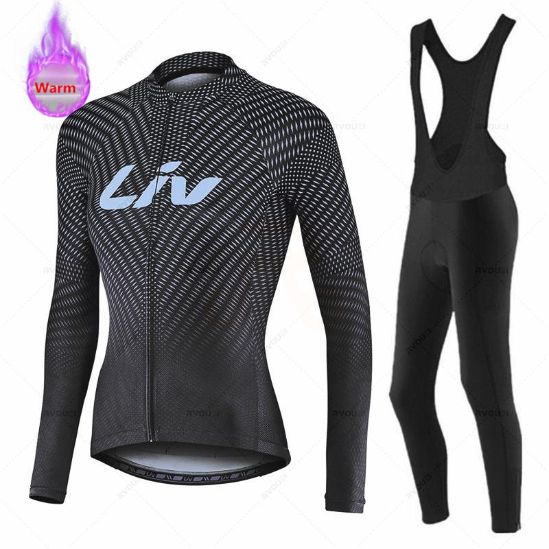 2026Women Winter Bicicleta Set Outdoor Thermal Fleece Cycling Clothing Road Bike Shirt MTB Jersey Bicycle Uniform Roupa Ciclismo