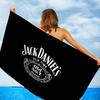 Prosop de Plajă pentru Înot cu Logo Clasic Whiskey J-Jack D-DanielS Anime Moale Absorbant Lavetă Copii Pentru Copii Călătorie Camping Sală